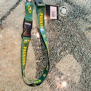 Green Bay Packers THROWBACK RETRO Deluxe Lanyard